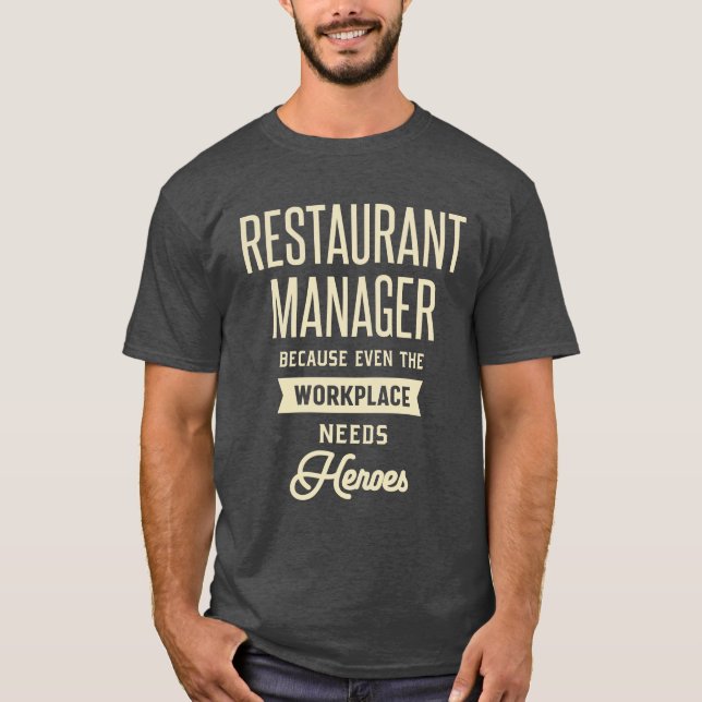 Camiseta Administrador de restaurantes Regalo Funny Job Tit (Anverso)