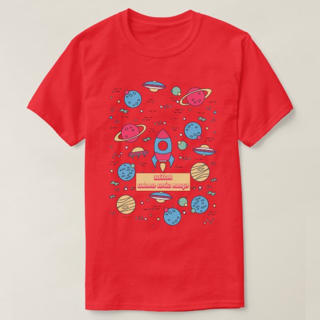 CAMISETA ADMINISTRADOR DE SERVICIOS AL CLIENTE ASISTENTE 4 (Diseño del anverso)