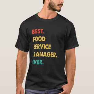 Camiseta Administrador de servicios de alimentos Retro Mejo