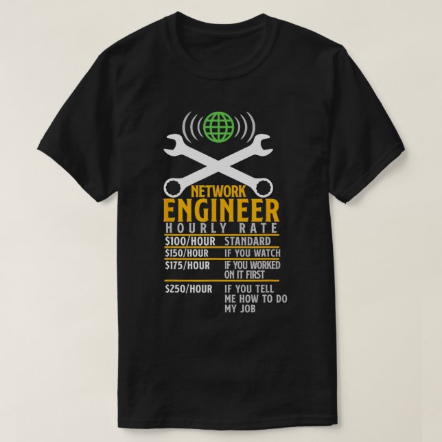 Camiseta Administrador de sistemas de chiste de velocidad p (Diseño del anverso)
