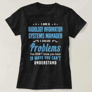 Camiseta Administrador de sistemas de información radiológi