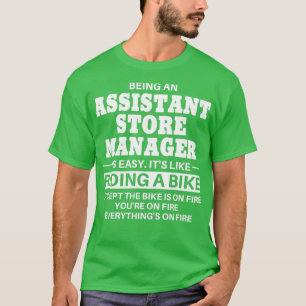 Camiseta Administrador De Tiendas Auxiliares En Bicicleta