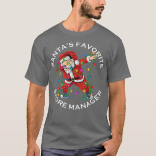 Camiseta Administrador de tiendas favoritas de Santa Claus 