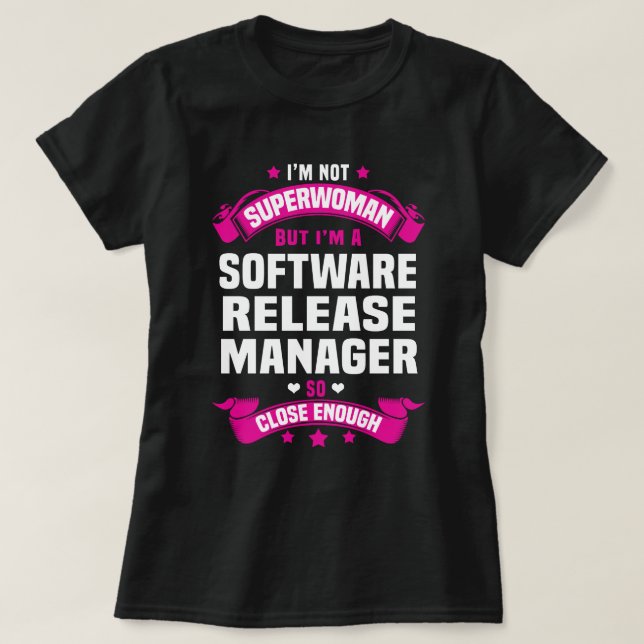 Camiseta Administrador de versiones de software (Diseño del anverso)