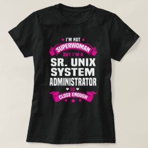 Camiseta Administrador del sistema Sr. Unix