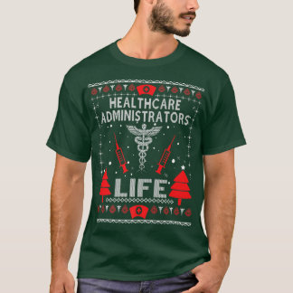 Camiseta Administradores de atención de la salud Navidades