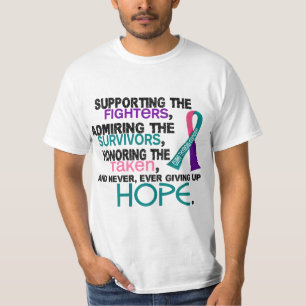 Camiseta Admiración favorable honrando al cáncer de