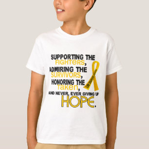Camiseta Admiración favorable honrando al cáncer de 3,2