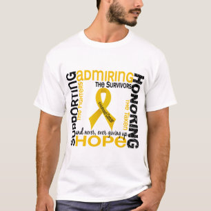 Camiseta Admiración favorable honrando al cáncer de 9