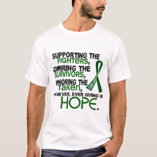 Camiseta Admiración favorable honrando al cáncer de híga