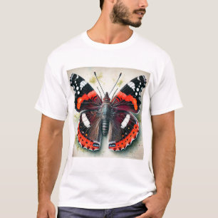 Camiseta Admiral Butterfly 040924IREF238 - Watercolor
