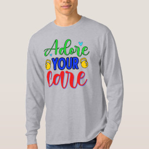 Camiseta Admitir su atención