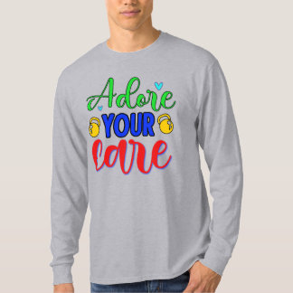 Camiseta Admitir su atención