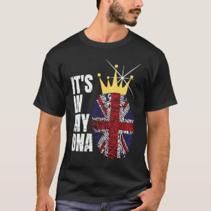 Camiseta ADN británico Gran Bretaña Bandera Real Coronación