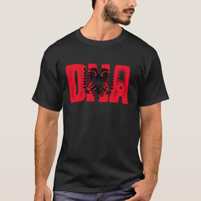 Camiseta ADN de Albania (Anverso)