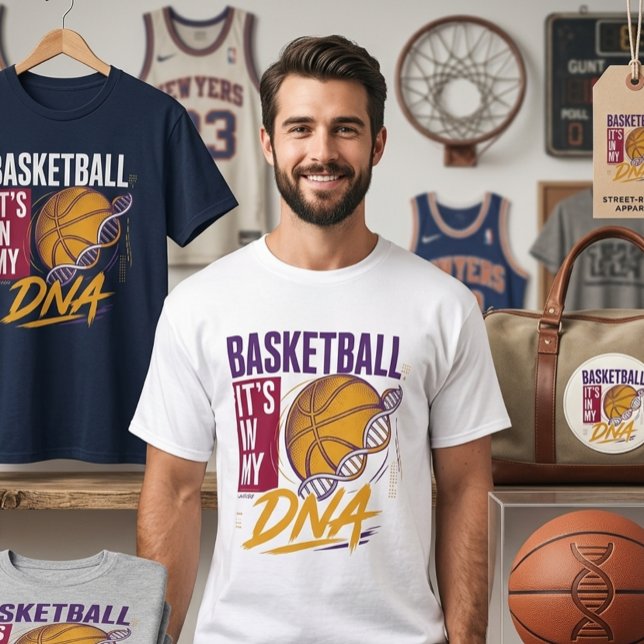 Camiseta ADN de baloncesto (Subido por el creador)