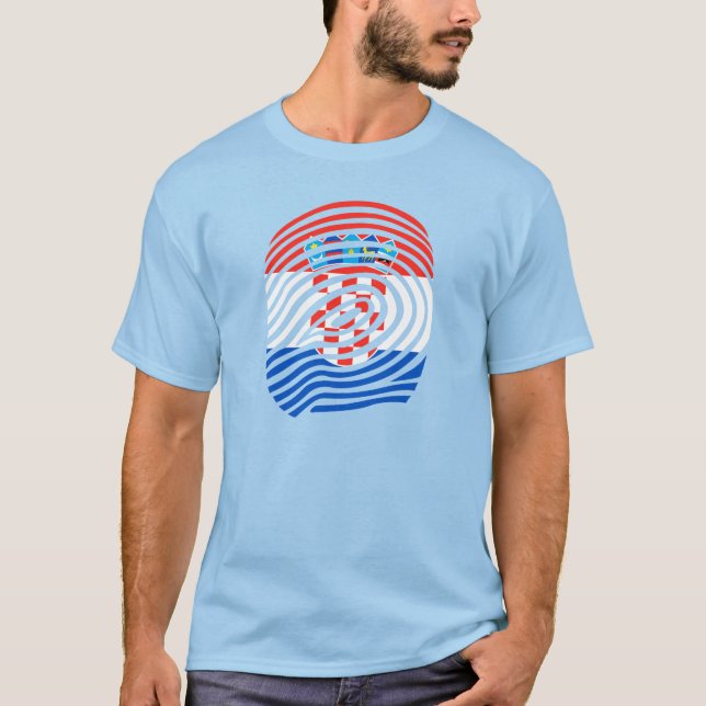Camiseta ADN de Croacia (Anverso)