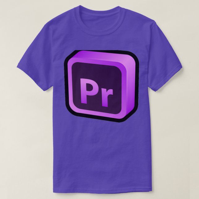 Camiseta Adobe Premiere Pro 1 (Diseño del anverso)