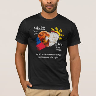 Camiseta Adobo + arroz = verdadero amor