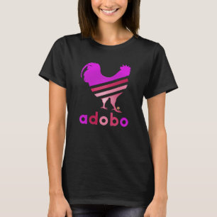 Camiseta Adobo elegante del color triple, filipino