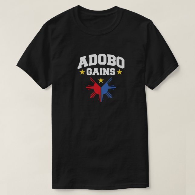 Camiseta Adobo gana bandera filipina Pinoy Filipinas (Diseño del anverso)