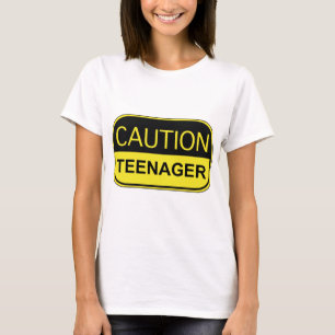 Camiseta Adolescente de precaución