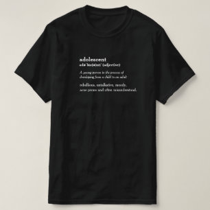 Camiseta adolescente del personalizado de la
