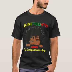 Camiseta Adolescente joven afro de la independencia se volv