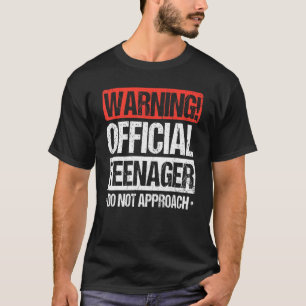 Camiseta Adolescente oficial de 13 años, 13 años