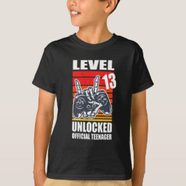 Camiseta Adolescente oficial de nivel 13 desbloqueado