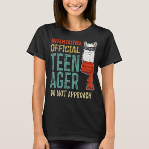 Camiseta Adolescente Oficial Divertido Cumpleaños 13 Años 1