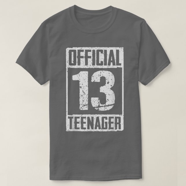 Camiseta Adolescente OFICIAL Regalos de 13 años 13 cumpleañ (Diseño del anverso)