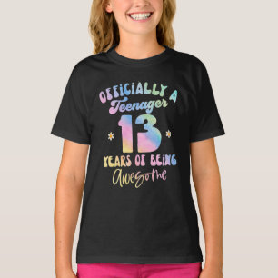Camiseta Adolescente Oficialmente De 13 Años De Ser Impresi
