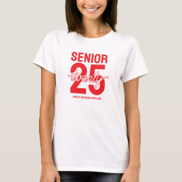 Camiseta Adolescentes 25 Regalo de graduación