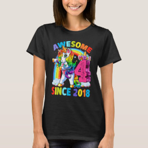 Camiseta Adolescentes de 4 años Chicas fallan en Unicornio