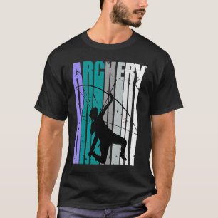 Camiseta Adolescentes Retro Archery Colores de cumpleaños m