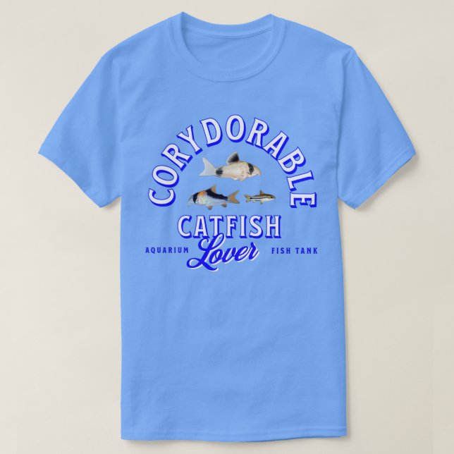 Camiseta Adolfoi Corydoras Catfish Aquarium Fish Lovers Kee (Diseño del anverso)