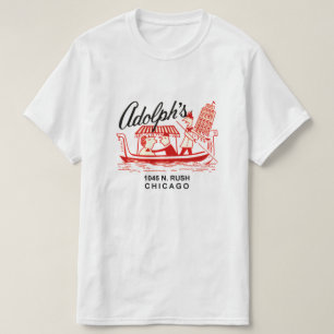Camiseta Adolph's Restaurant, 1045 N. Rush St. Chicago