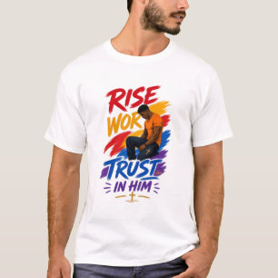 Camiseta ADOM Ascender Trabajar Confiar En Él