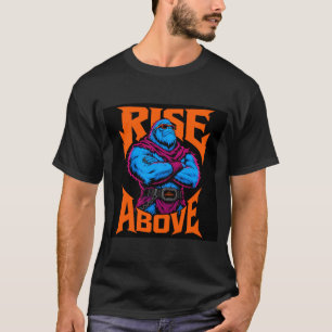 Camiseta ADOM Elevate por encima del gorila azul