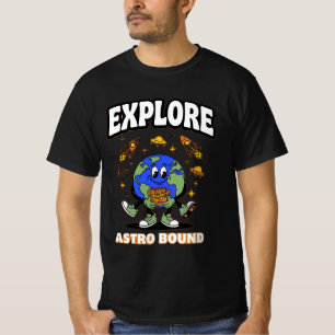 Camiseta ADOM Explora Astro Bound Tierra Arte