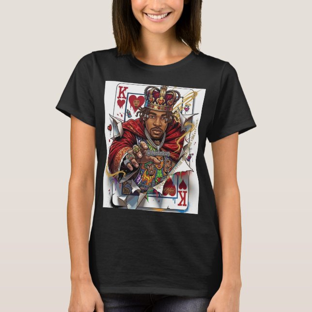 Camiseta ADOM King Playing Card (Anverso)