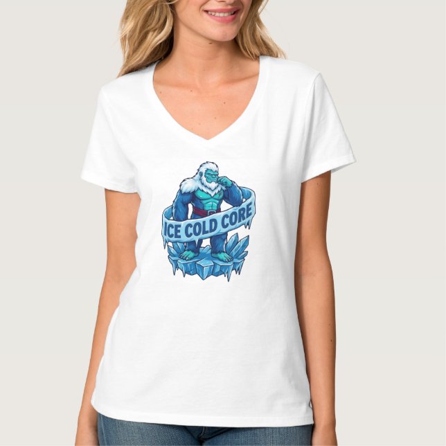 Camiseta ADOM Núcleo Gorila Helado (Anverso)