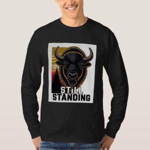 Camiseta ADOM Premium "Still Standing" Minimalista Manga La
