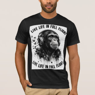 Camiseta ADOM Premium "Vive la vida en vuelo completo" Mini