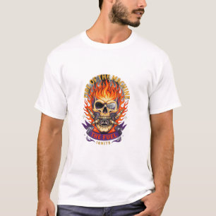 Camiseta ADOM Ride Die Calavera Llama