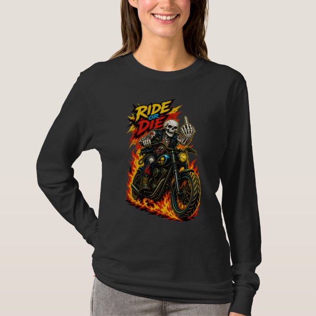 Camiseta ADOM Ride Die Chopper Soul (Anverso)