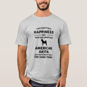 Camiseta Adopción Akita Americana Felicidad