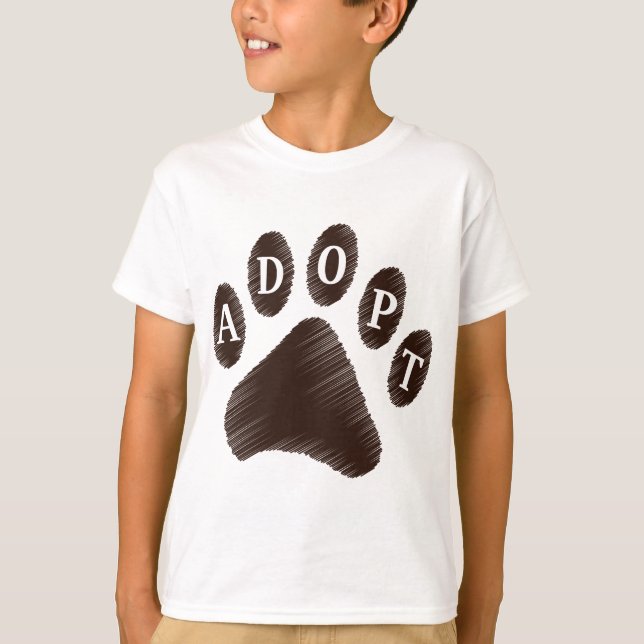 Camiseta Adopción de animales (Anverso)