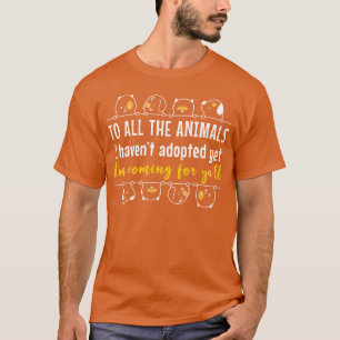 Camiseta Adopción de animales Rescate de animales Amigo ama